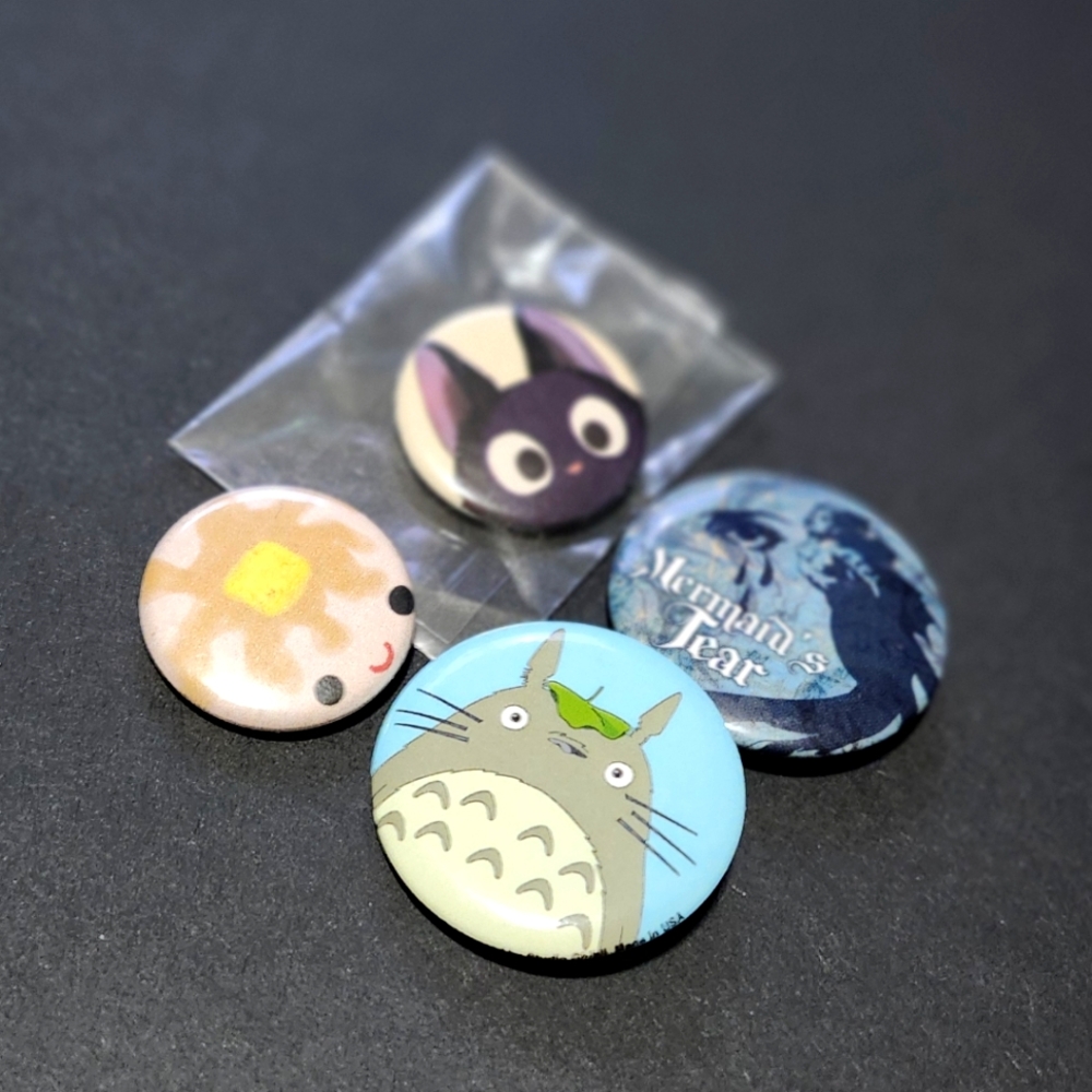 Ghibli and Disney Kawaii Pin lot (4)